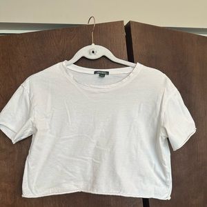 Wild Fable Cropped Tshirt with Raw Hem